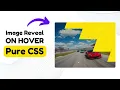 Stunning CSS Hover Effects Create a Skewed Image Reveal Animation