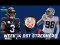 BEST Defense DST STREAMERS Available on the Fantasy Football Week 14 Waiver Wire
