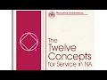 The 12 Concepts in NA Service