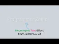 Neumorphism Text Effect Using Html Css Bangla Tutorial