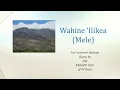 Wahine ʻIlikea (Mele) sung by the Makaha Sons of Niʻihau with Hawaiian and English lyrics