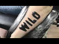 Tree Line Wild Tattoo Tattoo Time Lapse
