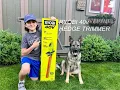 Ryobi 40V 24 Hedge Trimmer first impressions review and demo