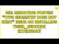 GIS Resolving postgis type geometry does not exist issue on installing tiger - geocode extension