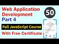 Web Application Development in JavaScript Part 4