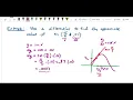 Linear approximation sin pi over 6 plus 01