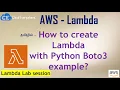 Tamil How to create AWS Lambda with Python Boto3 example AWS Lambda demo Cloud Everywhere