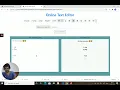 Online Text editor Project using HTML CSS and JavaScript