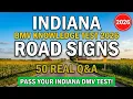 Indiana DMV Road Signs Practice Test 2026 50 Must-Know Permit Test Questions