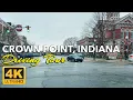 Driving Through Crown Point Indiana A Quiet Winter Morning Drive