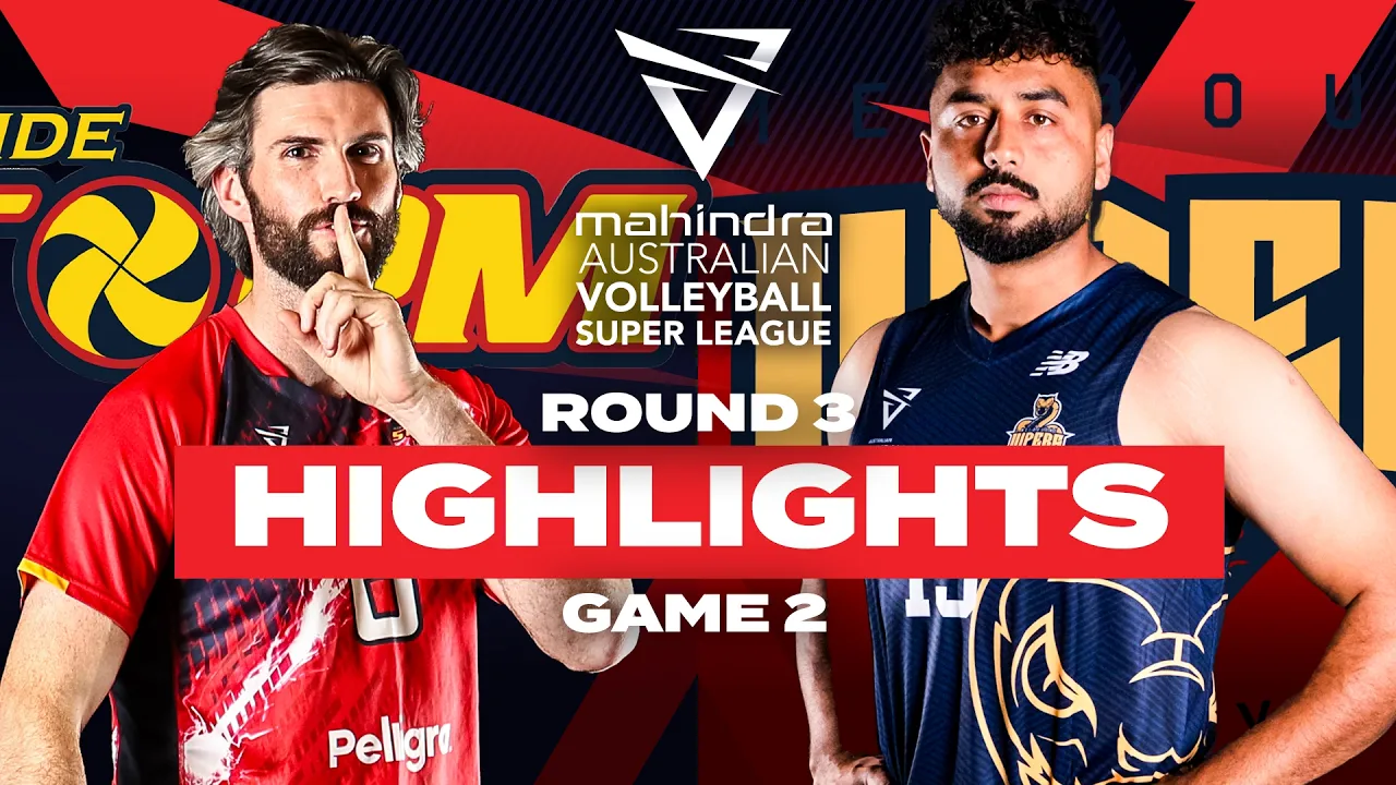 Highlights: Adelaide Storm v Melbourne Vipers | Round 3 |Mahindra Australian Volleyball Super League