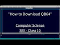 how to download qb64 for writing qbasic program