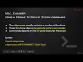 2 Using Python Modules Executing System Commands
