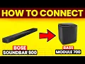How To Connect Bose Soundbar 900 To Bass Module 700 Pair Bose Soundbar 900 To Bass Module 700