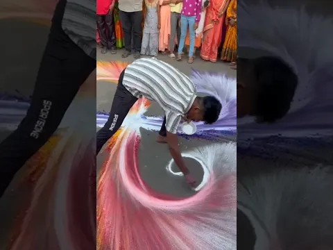 Brazil Song | India Rangoli artist Pratik | #short #art #shortvideo #brazil #ytshorts #viralshorts