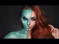 ALIEN HALLOWEEN MAKEUP TUTORIAL With love Nadia