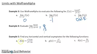 Busi Calc Average Value - Limits with WolframAlpha