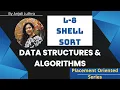 Data Structure and Algorithms Shell Sort Program in C Complete Course