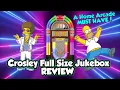 Crosley Full Size Bluetooth Jukebox with Turntable and CD REVIEW Perfect fit For A Home Arcade