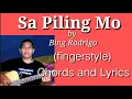 Lagu Sa Piling Mo - Bing Rodrigo (fingerstyle) chords and lyrics
