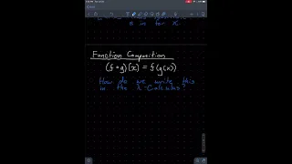 Lecture 19 - Introduction to the Lambda Calculus