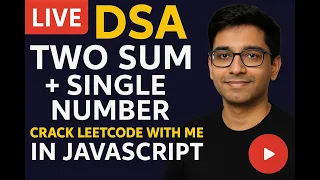 Live DSA Problem DSA-4 Two Sum Different approach in JavaScript More LeetCode Easy