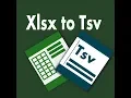Xlsx to Tsv
