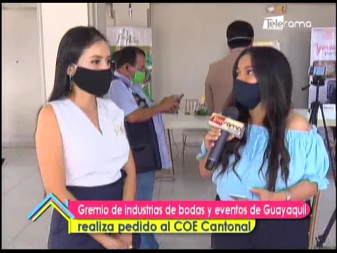 Gremios de industrias de bodas y eventos de Guayaquil realiza pedido al COE Cantonal