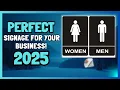 Upgrade Your Business with These Easy-to-Install Restroom Signs