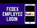 How To Login Into the FedEx Employee Self Service Portal 2024 Fedex Employee Login