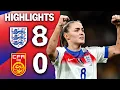 Stanway Wembley Hat-Trick England 8-0 China Homecoming Series Highlights