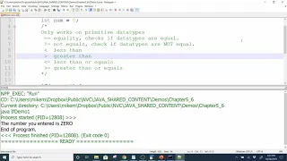 Java 1 Fall 2019 - Chapter 5 6 Intro