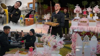 خد مت 24 ساعة واقفة🫣هاد المهنة واش فيها الفلوس كفاش تانسير كلشي غير بوحدي.... 🙆‍♀️