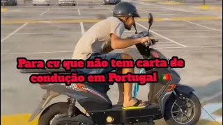 COMPREI UMA MOTO ELÉTRICA EM PORTUGAL ????????