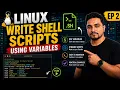 Master Variables in Shell Script Real Examples Hands-on Practice