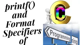 printf and Formatspecifiers in C - C Tutorial
