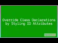 Override Styles in Subsequent CSS CSS Full Course