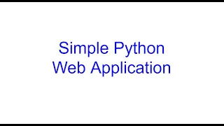 Simple Python Web Application Learn Python From Scratch 17 Kovolff