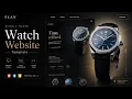 I Built a 10 000 Scroll-Based Animated Watch Website with HTML CSS JavaScript
