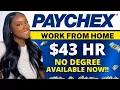 PAYCHEX WORK FROM HOME FINANCE WORK FROM HOME ONLINE JOBS