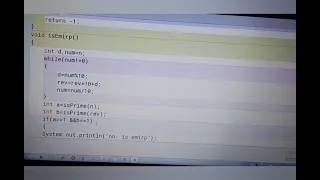 Emirp number program