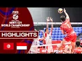 Download Lagu Tunisia 🇹🇳 vs. Indonesia 🇮🇩 -Men's U21 World Championship | Highlights - Volleyball