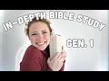 BIBLE STUDY ON GENESIS chapter 1