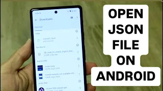 How To Open Json File On Android