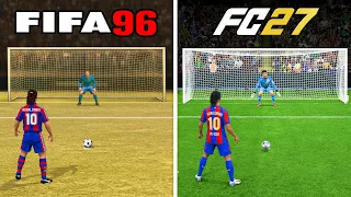 Penalty Kicks From FIFA 96 to 27