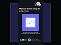 Memory Game Using JavaScript