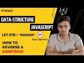 how to reverse a string dsa javascript full stack software developer learn coding