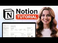 Notion Tutorial in Ten Minutes 2026 How to Use Notion to Get Your Life Together