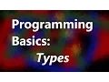Programming Basics Types