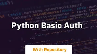 python basic auth